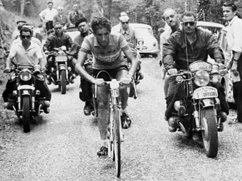 Bahamontes durante el Tour de 1959